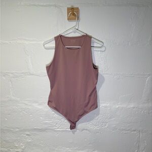 Nine West Mauve Sleeveless Bodysuit